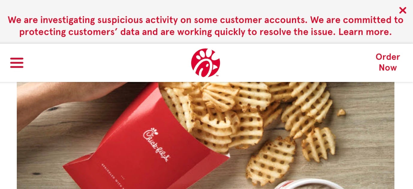 ChickfilA investigates reports of hacked customer accounts